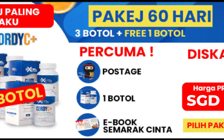 (CordyC+) Pakej 3 Botol + Free 1 Botol SG